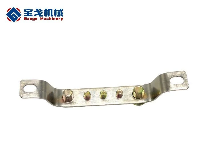 Zero Line Five-Hole Grounding Nickel Plated Copper Busbar for Distribution Cabinet