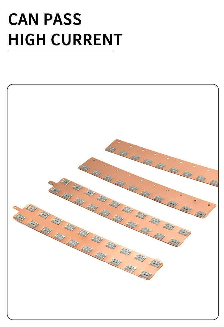 21700 26650 Battery Pack Assembly Connector Strips 18650 Aluminium Copper Busbar