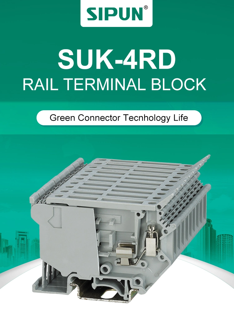 UK5N-HESI Din Rail Screw Fuse Terminal Block