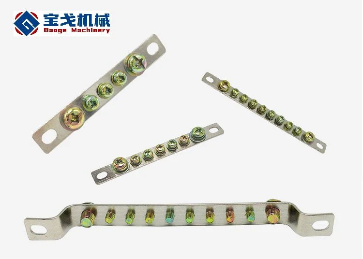 Zero Line Five-Hole Grounding Nickel Plated Copper Busbar for Distribution Cabinet
