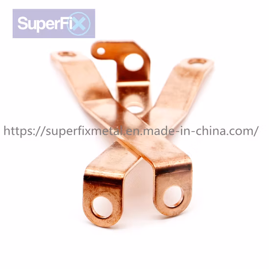 OEM ODM Custom Design Stamped Parts Components Red Copper Auto Spare Parts