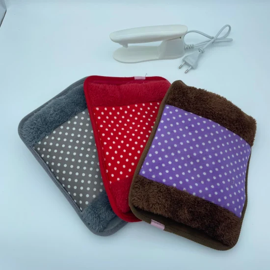 Textile Printing Electric Hot Water Bottle with CE