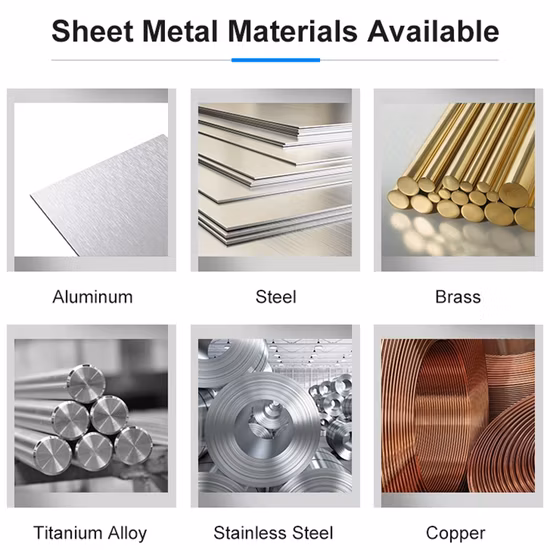 Sheet Metal Stamping Bending Fabrication Brass/Copper Stainless Steel Metal Part