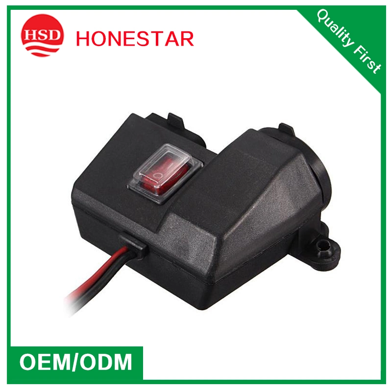 High Quality Dual USB 3.1A with Fuse Motorcycle Charger