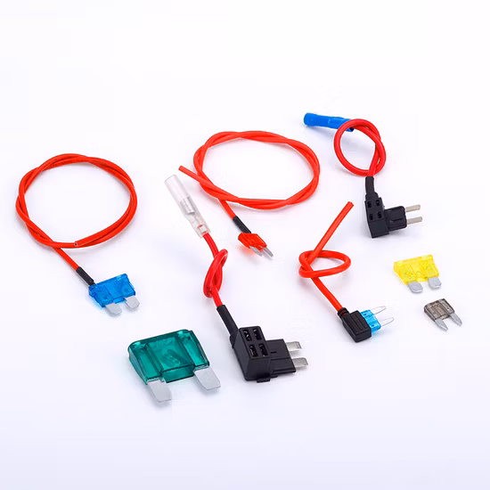 10 Gauge Fuse Holder Atc/ATO, in-Line Automotive Blade Fuse Holder with Standard Car Fuses, 15A 20A 25A 30A 35A 40A Automotive Replacement Fuses