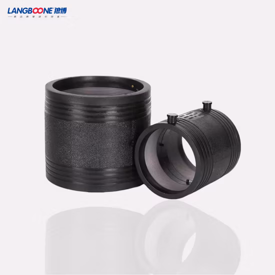 PE100 HDPE Electrofusion Straight Coupling Plastic Pn16 Ef Equal Coupling Fitting