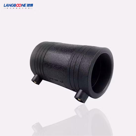 PE100 HDPE Electrofusion Straight Coupling Plastic Pn16 Ef Equal Coupling Fitting